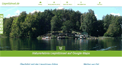 Desktop Screenshot of liepnitzinsel.de